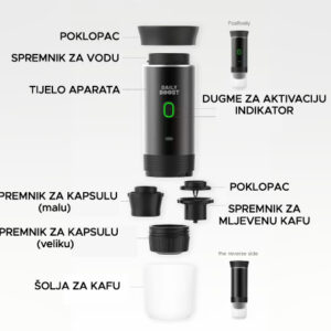 Daily Boost prenosivi Espresso aparat - Image 8